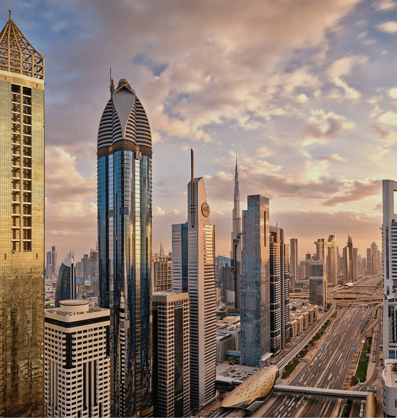 Conveniently located within easy reach of the Sheikh Zayed Road,